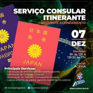 SERVIÇO CONSULAR ITINERANTE (mediante agendamento)